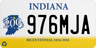 IN license plate 976MJA