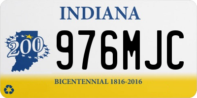 IN license plate 976MJC