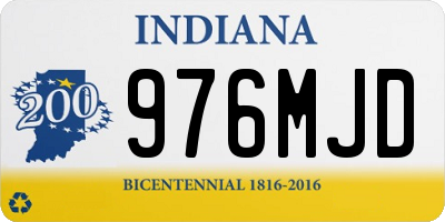 IN license plate 976MJD