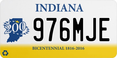 IN license plate 976MJE