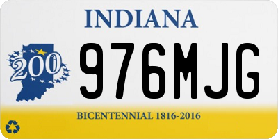 IN license plate 976MJG