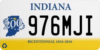 IN license plate 976MJI