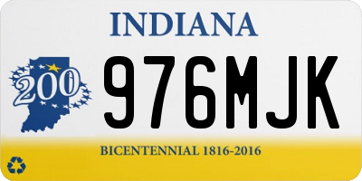 IN license plate 976MJK