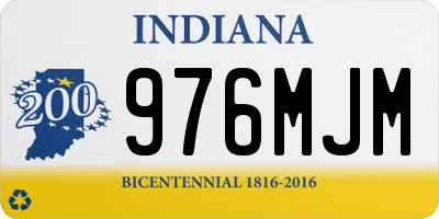 IN license plate 976MJM