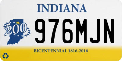 IN license plate 976MJN