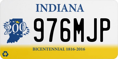 IN license plate 976MJP