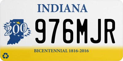IN license plate 976MJR