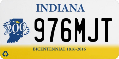 IN license plate 976MJT