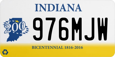 IN license plate 976MJW