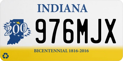 IN license plate 976MJX