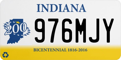 IN license plate 976MJY