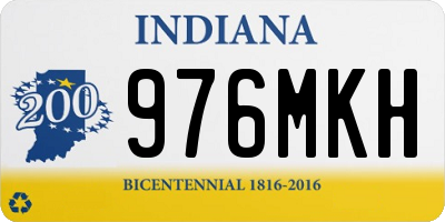 IN license plate 976MKH