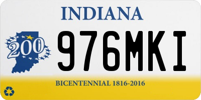IN license plate 976MKI