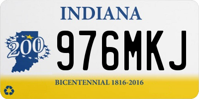 IN license plate 976MKJ