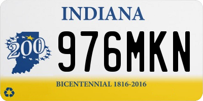 IN license plate 976MKN