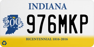 IN license plate 976MKP