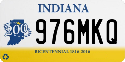 IN license plate 976MKQ