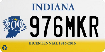 IN license plate 976MKR