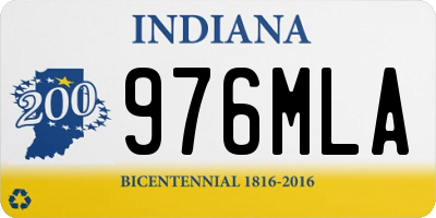 IN license plate 976MLA