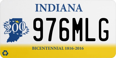 IN license plate 976MLG