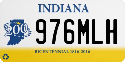 IN license plate 976MLH