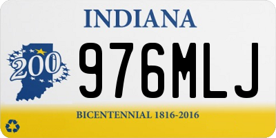 IN license plate 976MLJ