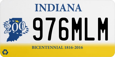 IN license plate 976MLM