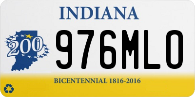 IN license plate 976MLO