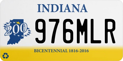 IN license plate 976MLR