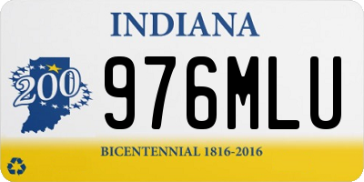 IN license plate 976MLU