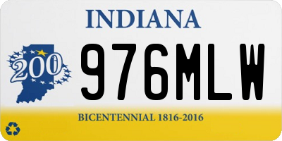 IN license plate 976MLW