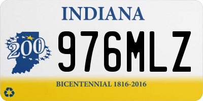 IN license plate 976MLZ
