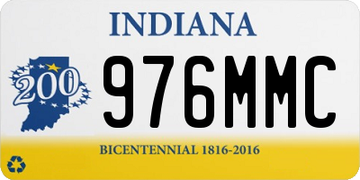 IN license plate 976MMC