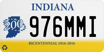 IN license plate 976MMI