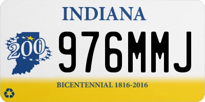 IN license plate 976MMJ