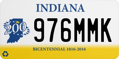 IN license plate 976MMK