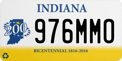 IN license plate 976MMO