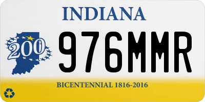 IN license plate 976MMR