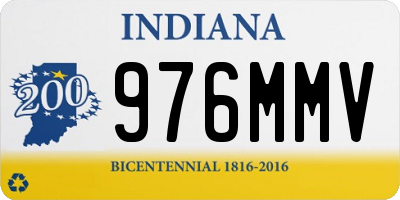 IN license plate 976MMV