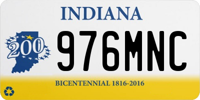 IN license plate 976MNC