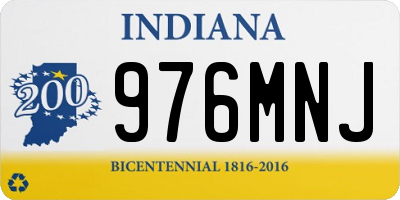 IN license plate 976MNJ