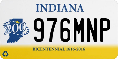 IN license plate 976MNP