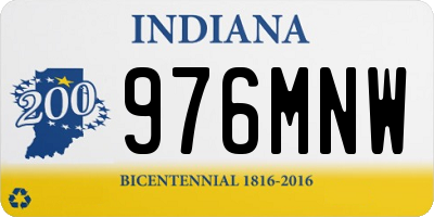 IN license plate 976MNW