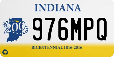 IN license plate 976MPQ
