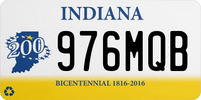 IN license plate 976MQB