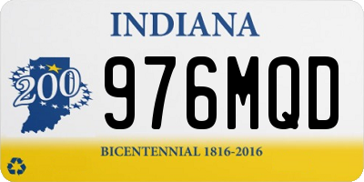 IN license plate 976MQD
