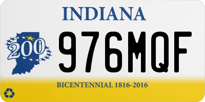 IN license plate 976MQF