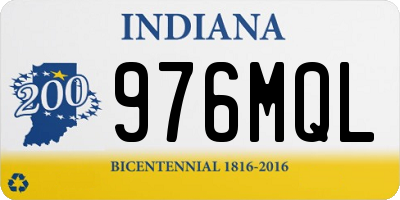 IN license plate 976MQL