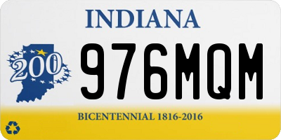 IN license plate 976MQM