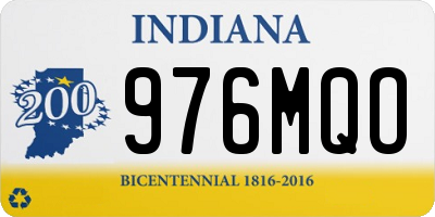 IN license plate 976MQO